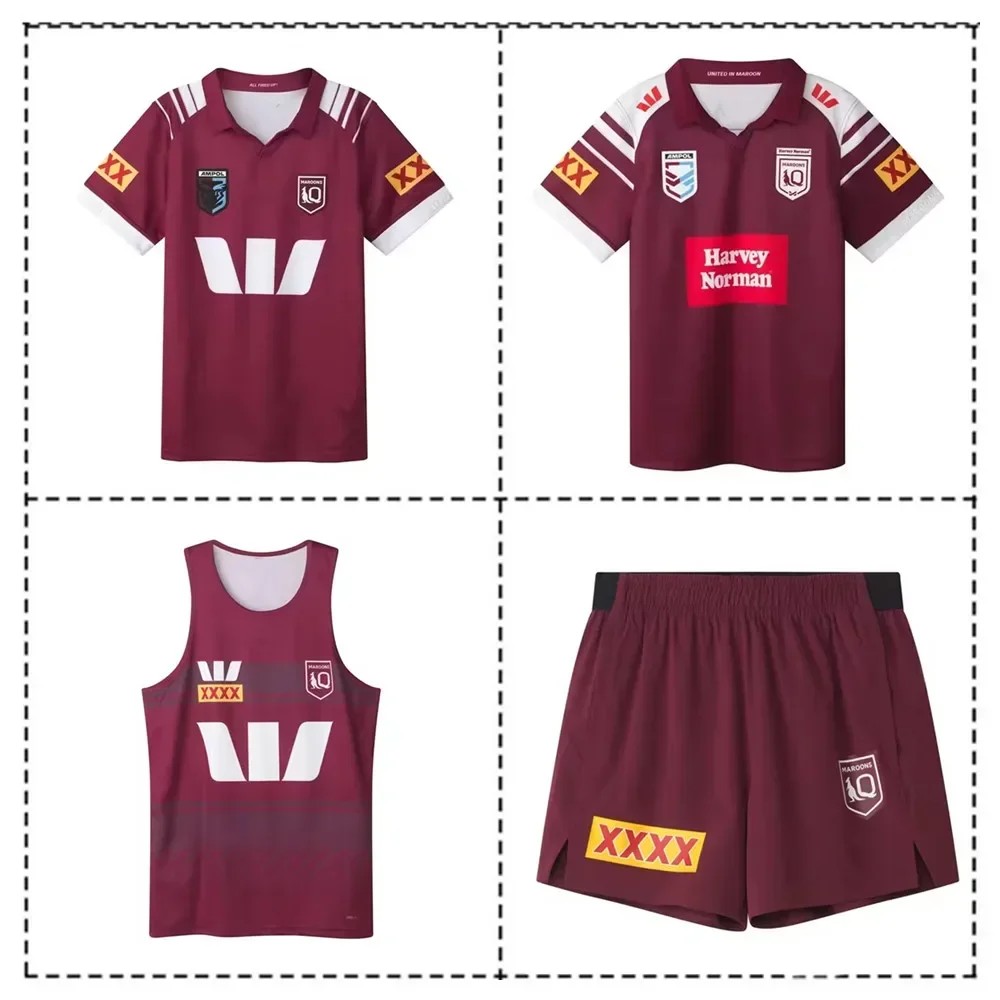 2025 QLD Maroons  Ȩ   Ʈ̴ Ƽ ̱۷..